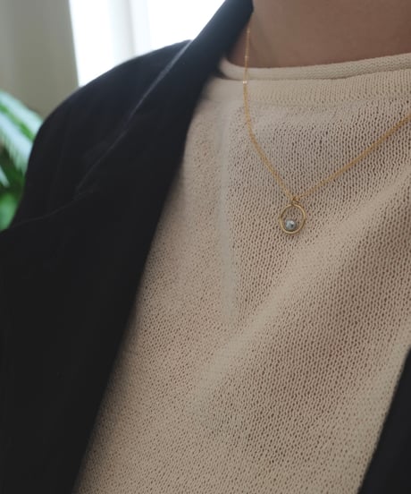 Akoya aoboshi rinkaku necklace
