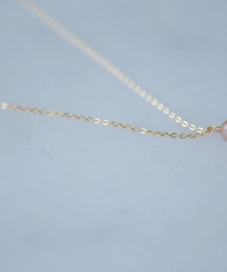 egg simple necklace   #champagne