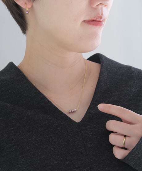 plum hook pierce/non hole pierce