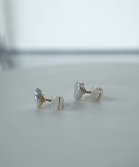 petal stud pierce &non hole pierce
