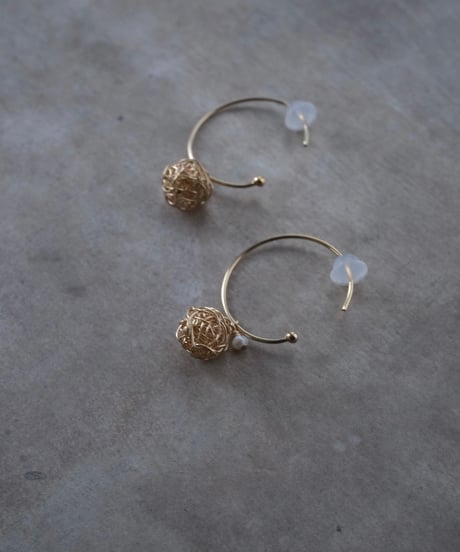 aurum  croche M hoop pierce