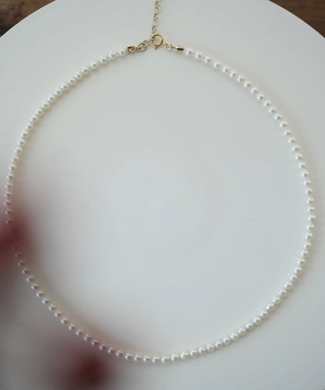 tiny ren necklace (40cm)-3.5mm