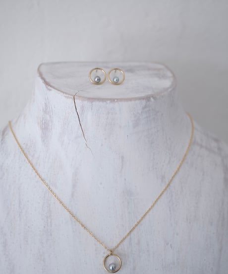 Akoya aoboshi rinkaku necklace