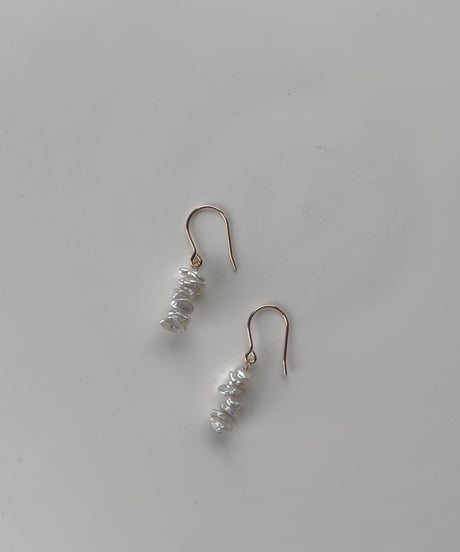 fragment hook pierce＆necklace