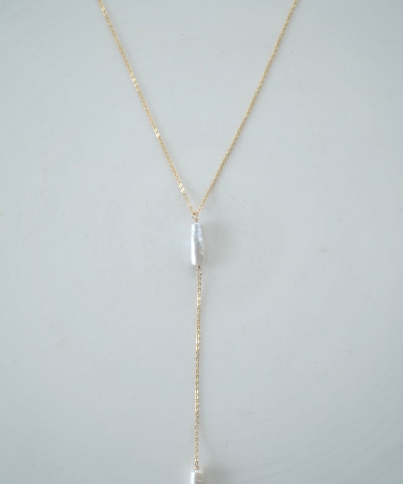 ◇Hei◇ berry pendant long necklace [正規品/関税込] bar necklace S | Taiga Okuyama