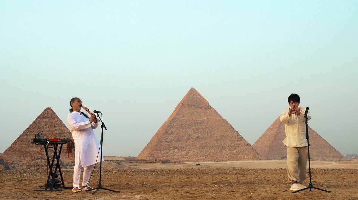 龍神 Live at Giza Pyramid【DVD】川島伸介 × 岡野弘幹 | HIROK