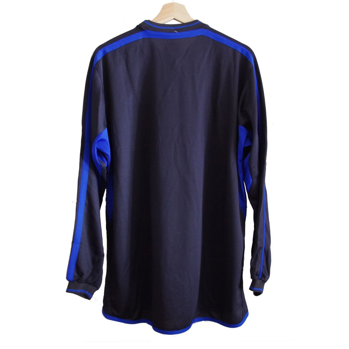 Chelsea FC Umbro 長袖シャツ 黒 Chelsea 2003 Long Sleeve Umbro Third Football Shirt - Black