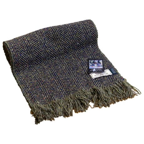 MUCROS Donegal tweed scarf [MC-09]