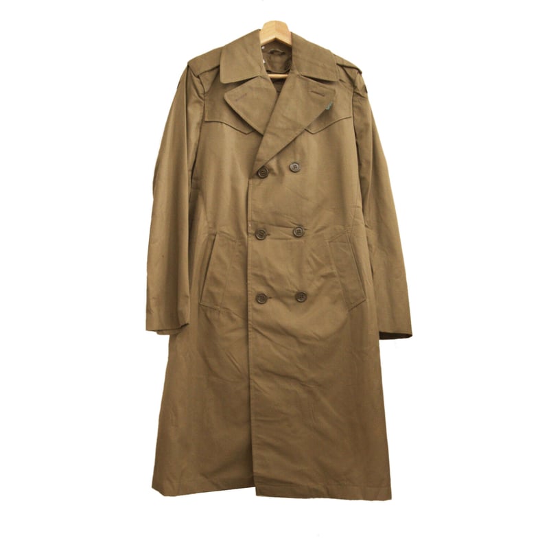 Italian Military Khaki Trench coat with liner D...