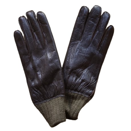 Czech Military Brown Leather Glove for Ladies Dead Stock[vcl-297]