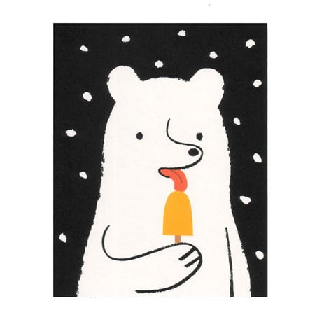 Lisa Jones Studio POPSICLE BEAR CARD [LJ-1]