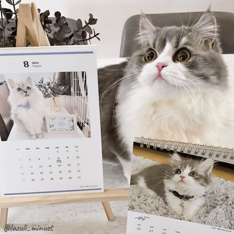 Neko Life 2024 Calendar｜weekly vol.04