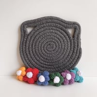 cat collar｜rainbow flower