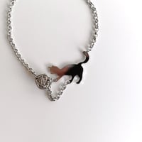 bracelet｜playing cats［ silver ］