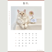 2024 Invitation Calendar｜monthly No.1