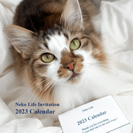 Neko Life 2023 Calendar｜weekly Invitation