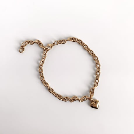 cat collar｜heart neckless［ gold ］