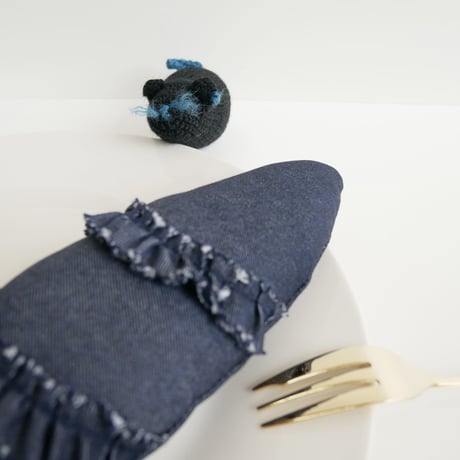 cat toy｜sustainable 🌏 denim fish