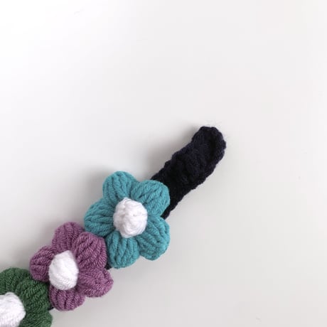 cat collar｜rainbow flower