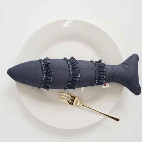 cat toy｜sustainable 🌏 denim fish