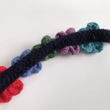 cat collar｜rainbow flower