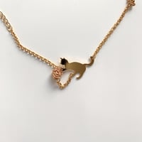 bracelet｜playing cats［ gold ］