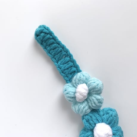 cat collar｜aqua flower