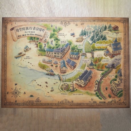 時空間旅行者宿場町伍丁目地図　The Map for Time Traveler