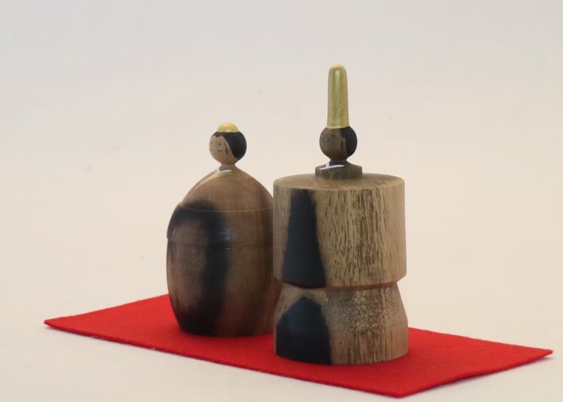 ⭐︎希少⭐︎ 黒柿　衝立　入手困難品 黒柿立雛 大 | ANTWORKS GALLERY