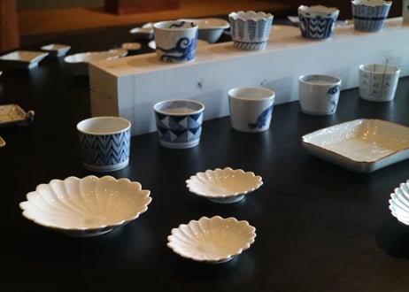 菊花皿（小）白