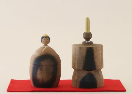 黒柿立雛　大