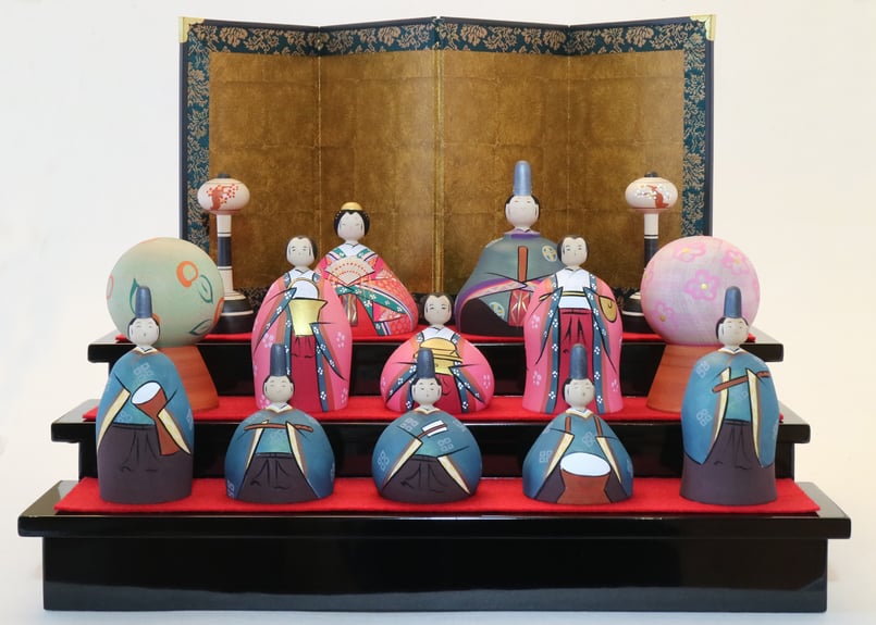 木地雛十人揃い | ANTWORKS GALLERY