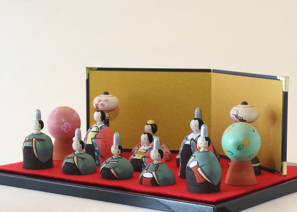 木地雛十人揃い （小） | ANTWORKS GALLERY