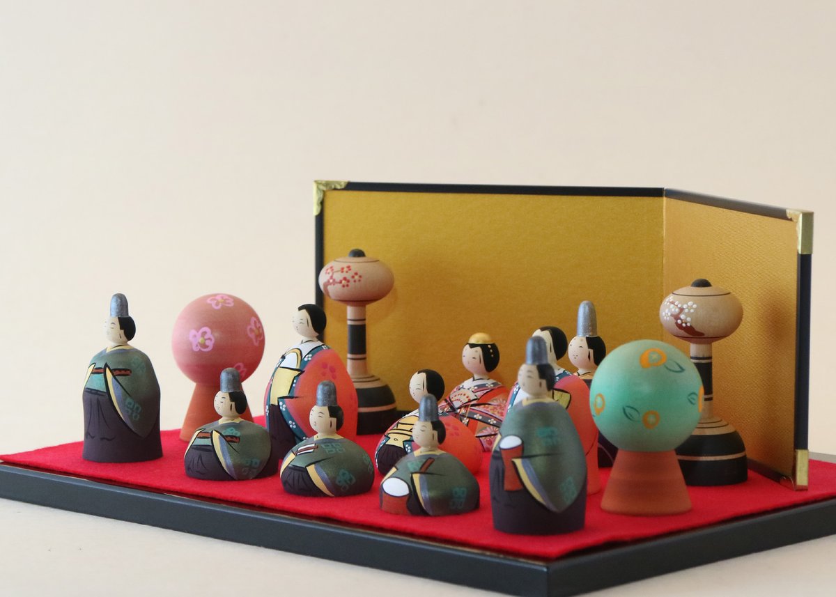 木地雛十人揃い （小） | ANTWORKS GALLERY
