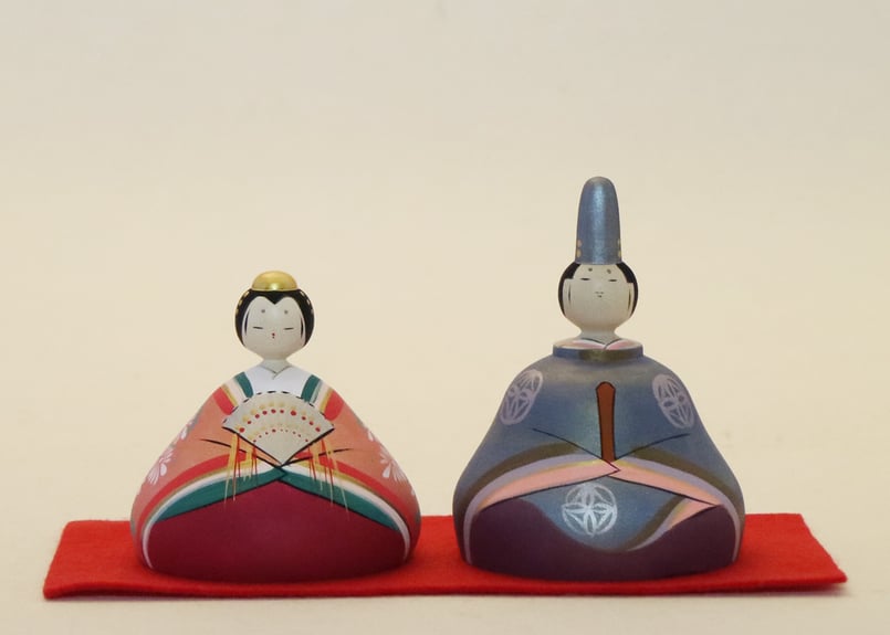 木地雛　KICHIYA 雛人形・屏風(梅花) 木地雛 大 | ANTWORKS GALLERY