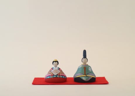 木地雛　椿立雛大　お雛様 椿立雛 大 | ANTWORKS GALLERY
