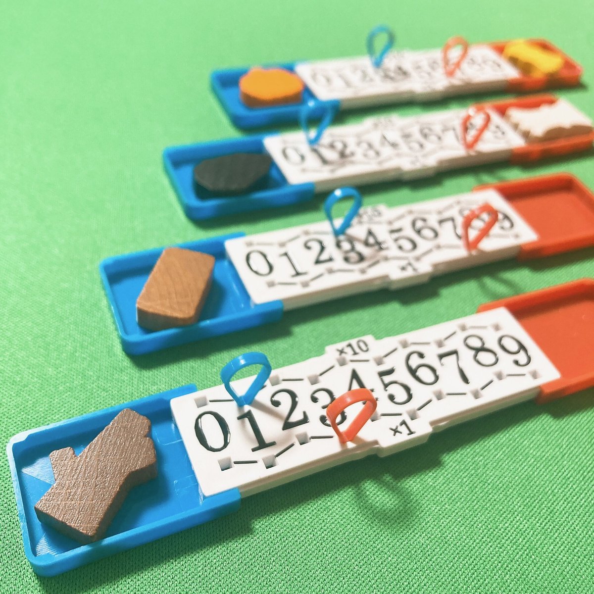 新型スリムピンカウンター(4枚セット) | りば工房｜ボードゲームグッズの通販専門店