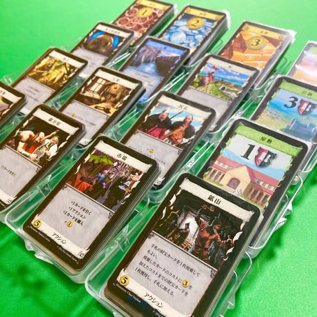 無限に連結できるボードゲーム専用トレイ(クリア/6枚セット)