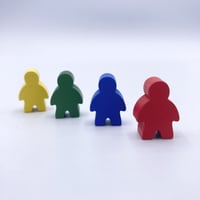 人型コマ8個セット(赤・青・緑・黄)／BGP