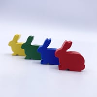 うさぎ木駒8個セット(赤・青・緑・黄)／BGP