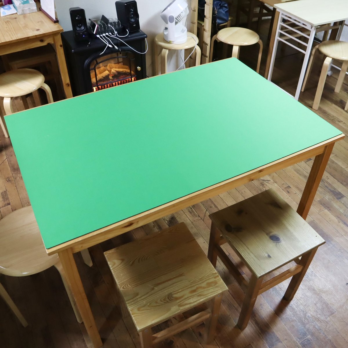 ボードゲーム専用プレイマット(緑) | りば工房｜ボードゲームグッズの