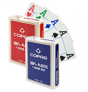 人気の COPAG 310 トランプカード！ 青 赤セット COPAG社 4色ジャンボインデックス トランプ(青) | りば工房｜ボード