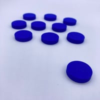 木製ディスク10個セット(青Φ20mm)／BGP