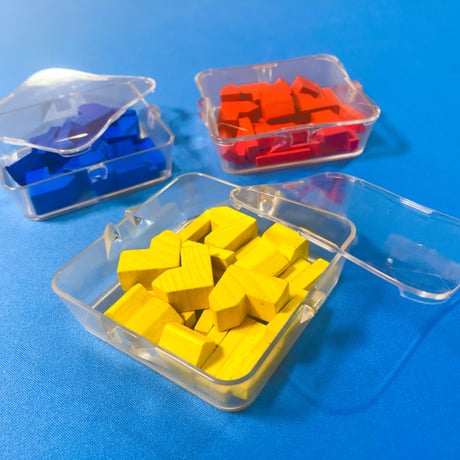 【卸売価格】フタ付き！無限に連結できるボードゲーム専用トレイ(クリア/6枚×10セット)
