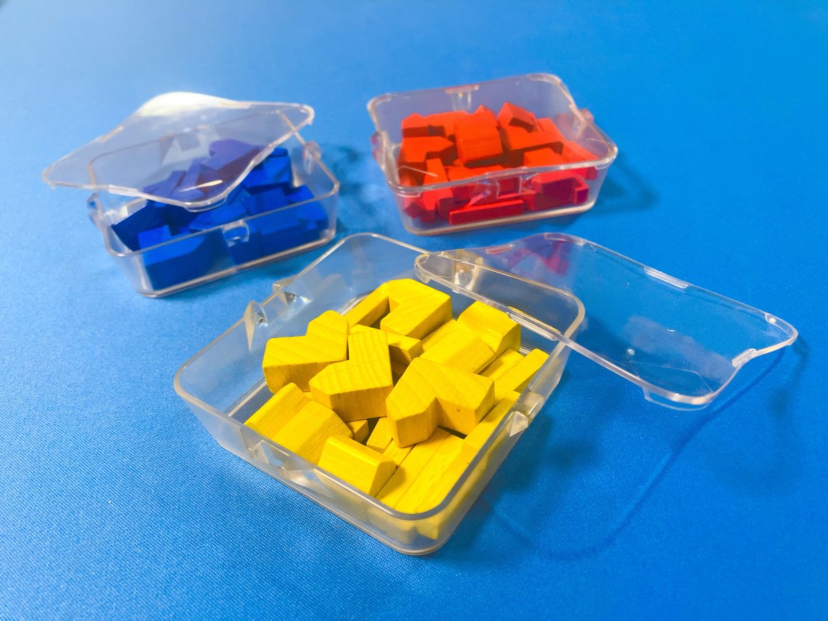 トークントレイ - ボードゲームの杜 ◇BoardGame Forest◇ - BOOTH クリアボードゲームトークンストレージコンテナトレイ、 ボードゲームストレージコンテナ、各種サイズ収納ボックスゲームコンポーネント、蓋付