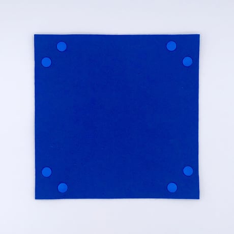 ファブリックトレイ(青)