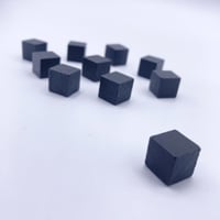 木製キューブ10個セット(黒10mm)／BGP