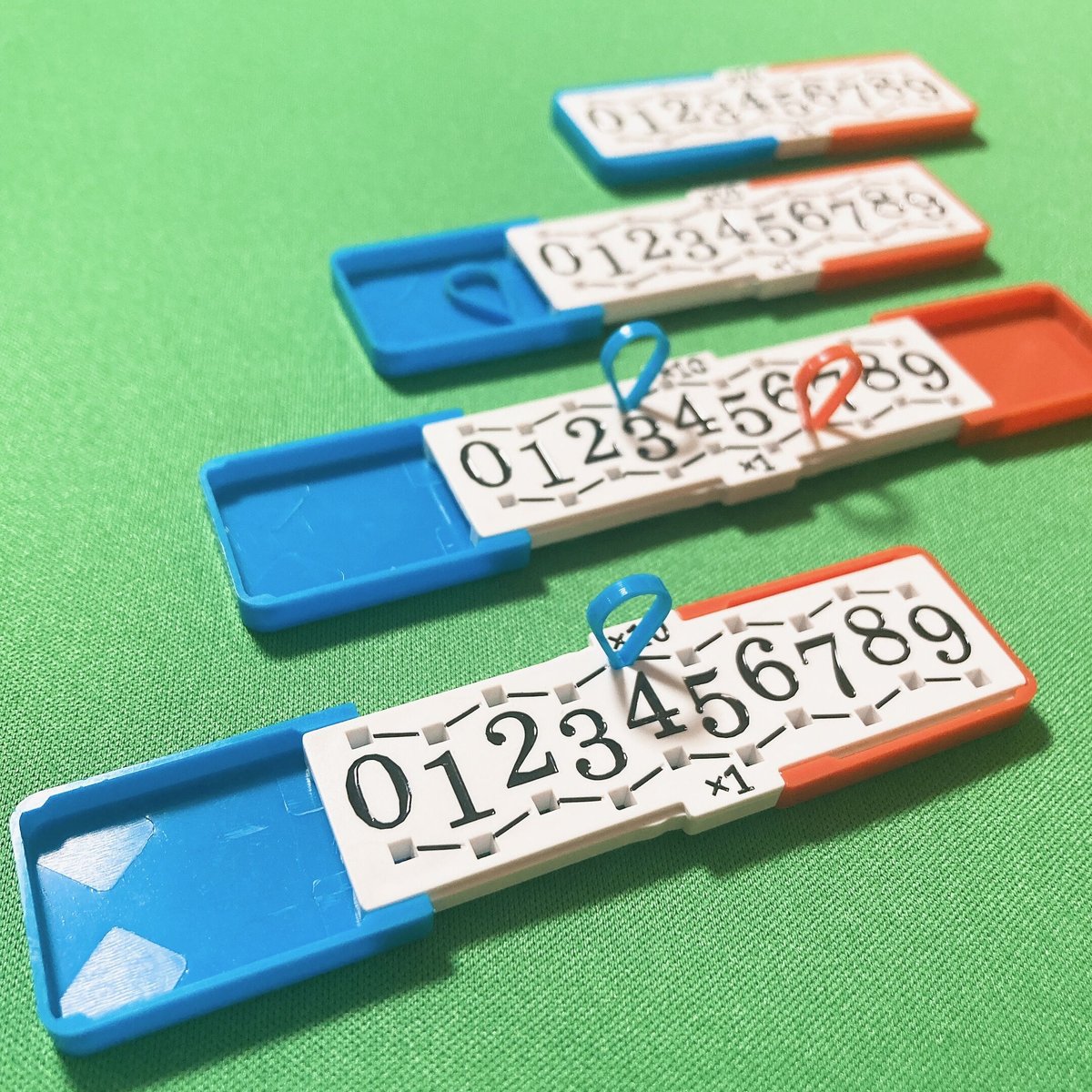 新型スリムピンカウンター(4枚セット) | りば工房｜ボードゲームグッズの通販専門店