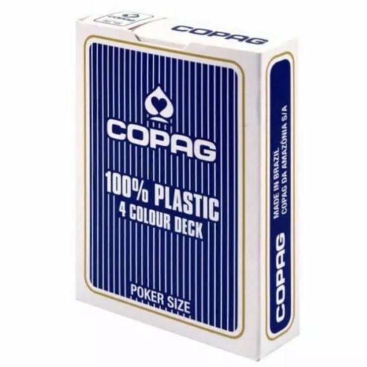 4TUNE CASINO トランプ 青 未開封　144個入り COPAG社 4色ジャンボインデックス トランプ(青) | りば工房｜ボード