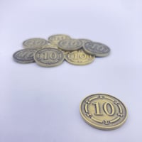 メタルりばコイン(10金＝金色×10枚セット)